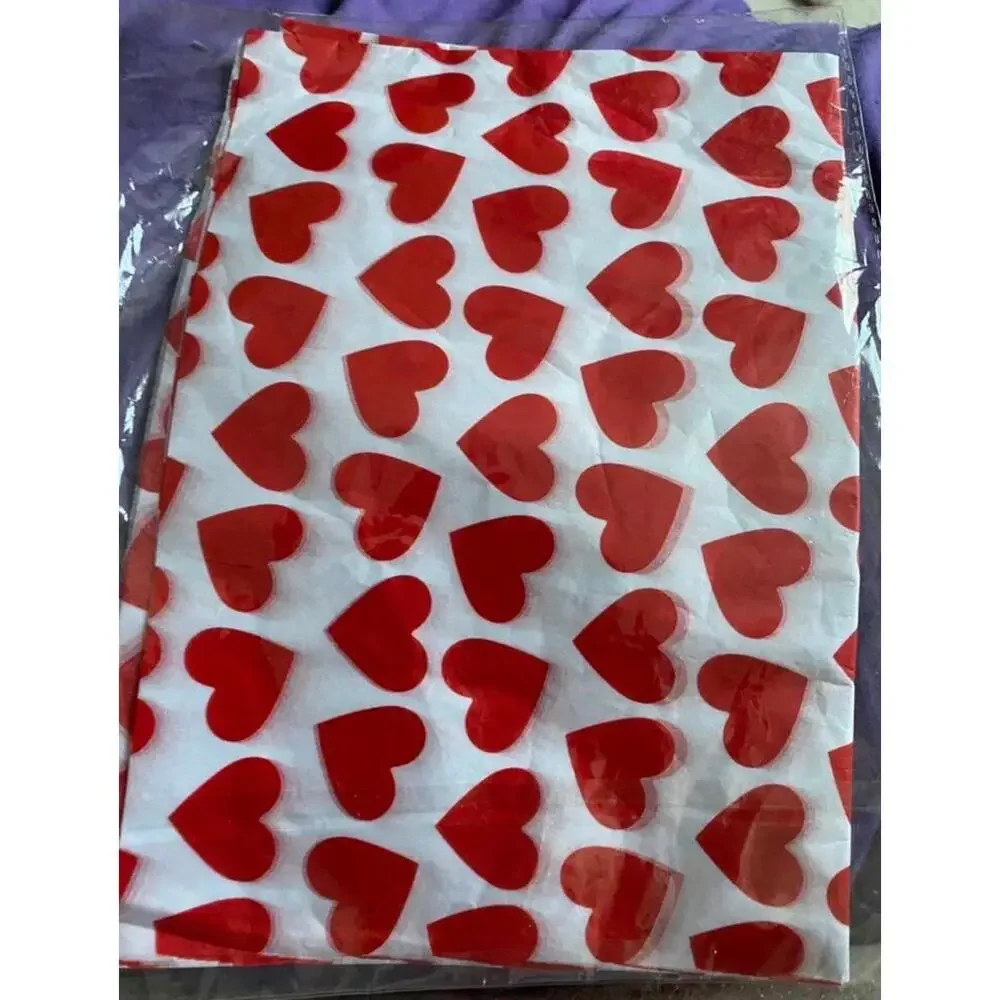 Heart shape wrapping paper